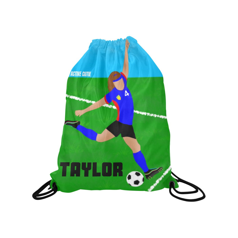 Active Cutie Soccer Drawstring Bag (PICK YOUR SKIN TONE)