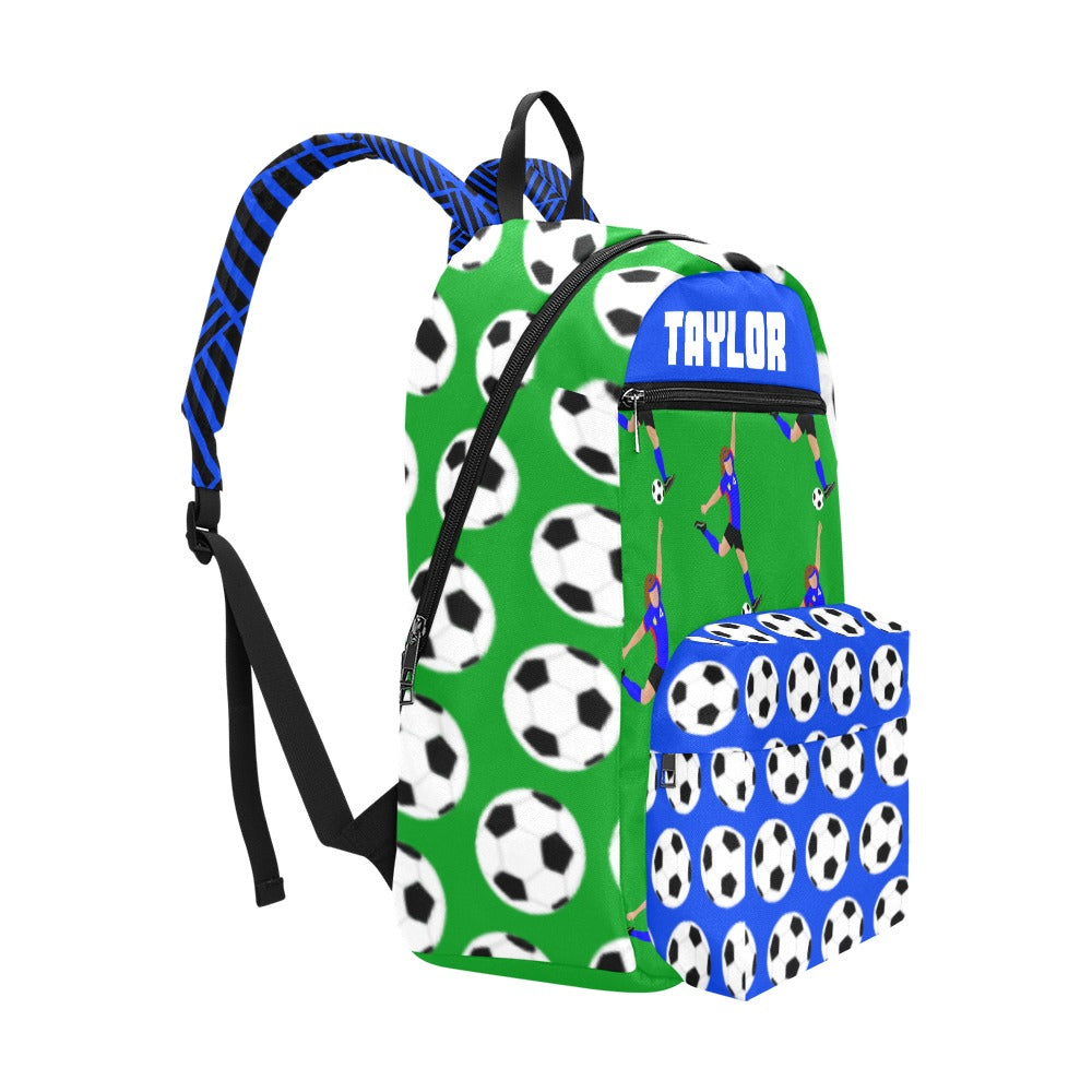 Active Cutie Soccer Large Capacity Backpack (PICK YOUR SKIN TONE)